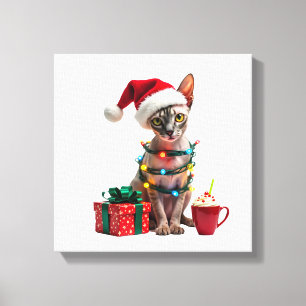 Toile Amoureux des animaux de compagnie Chaton Sphynx mi