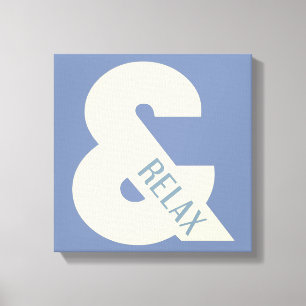 Toile Ampersand Relax Minimaliste