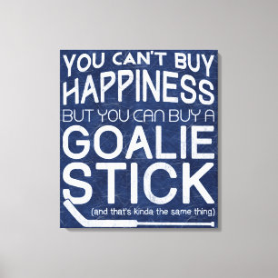 Toile Amusante oeuvre de gardien de but de hockey sur gl