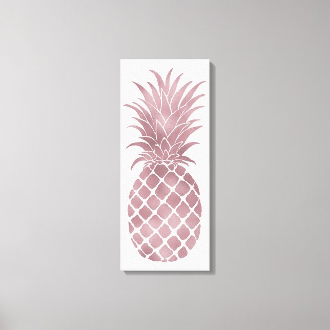 Toile Ananas rose (Recto)