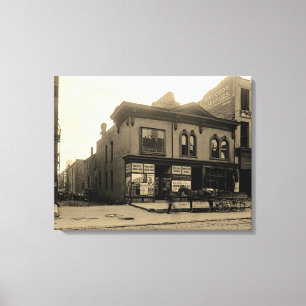 Toile Ancien lac Milwaukee 1912, McGreal Bldg