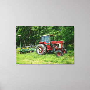 Toile Ancien tracteur international