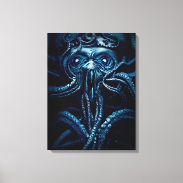Toile Ancienne Horreur Eldtich : Deep Ocean Kraken (Recto)