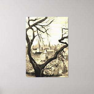 Toile Ancienne Provence française dans les médias mixtes