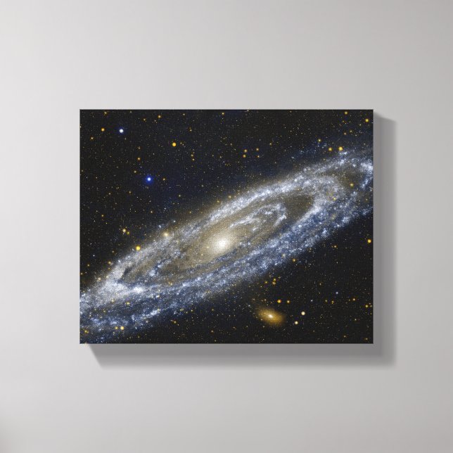 Toile Andromède galaxie laiteuse façon cosmos univers (Recto)