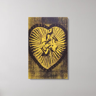 Toile Andy Warhol - Boîte à bonbons jaune