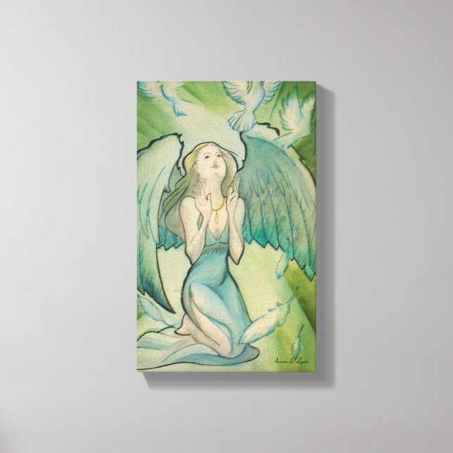 Toile Ange de paix (Recto)