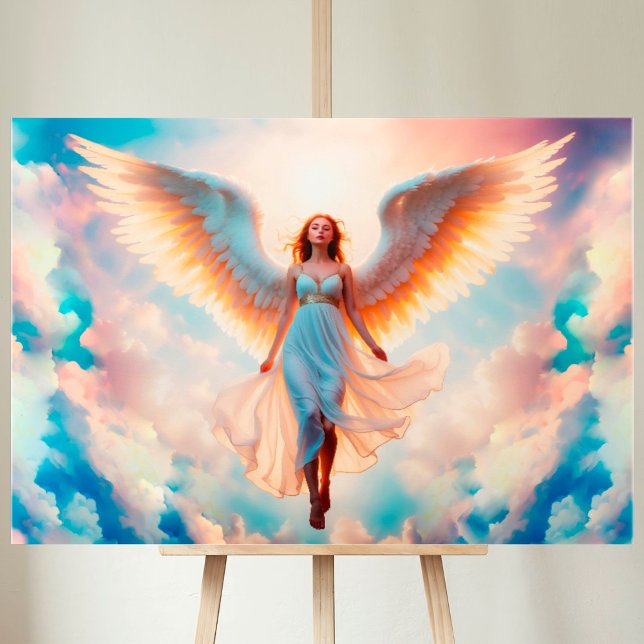 Toile Ange femme aile la religion céleste paradis (Créateur téléchargé)