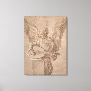Toile Ange jouant un luth, 1491