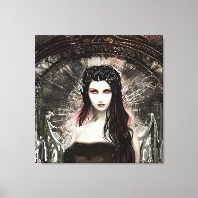 Toile Angel tombé | Art sombre (Recto)