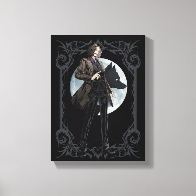 Toile Animagus noir Anime Sirius (Recto)