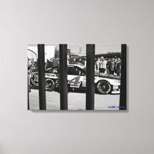 Toile Animal mis en cage