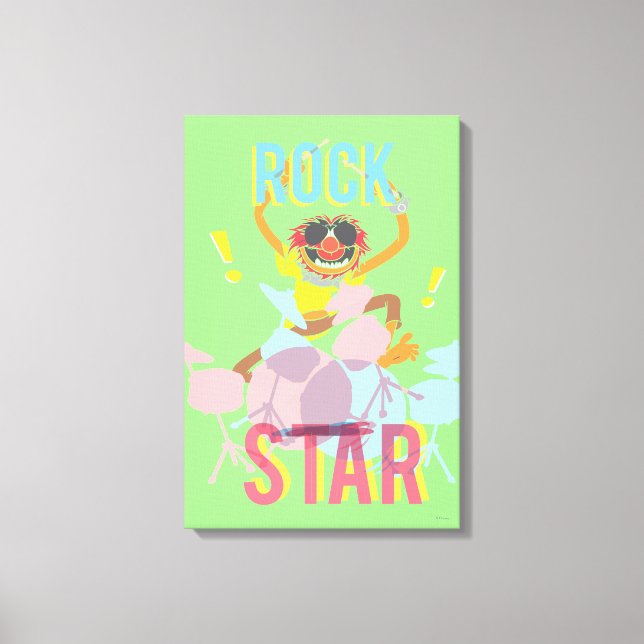 Toile Animal - Rock Star (Recto)