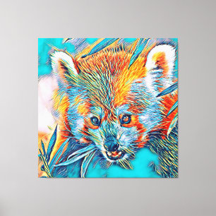 Toile AnimalMix_RedPanda_001