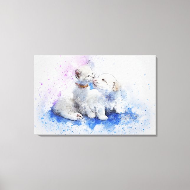 Toile Animaux d'aquarelle (Recto)