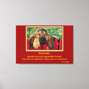Toile Animaux inspirants citations 6