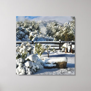 Toile Ann Charles Snowy Day en Arizona