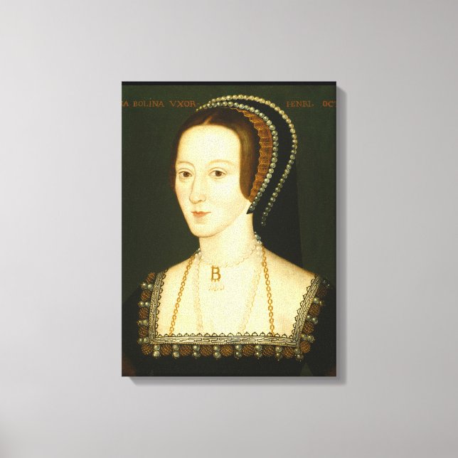 Toile Anne Boleyn Canvas Print (Recto)