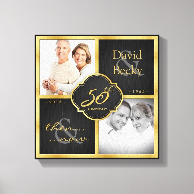 Toile Anniversaire du 50ème Mariage 2015 (Recto)