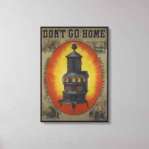 Toile Annonce Vintage Pour Le Brûleur De Charbon Doux Du