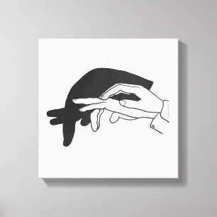 Toile Anteater Silhouette main