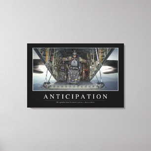 Toile Anticipation : Citation inspirée