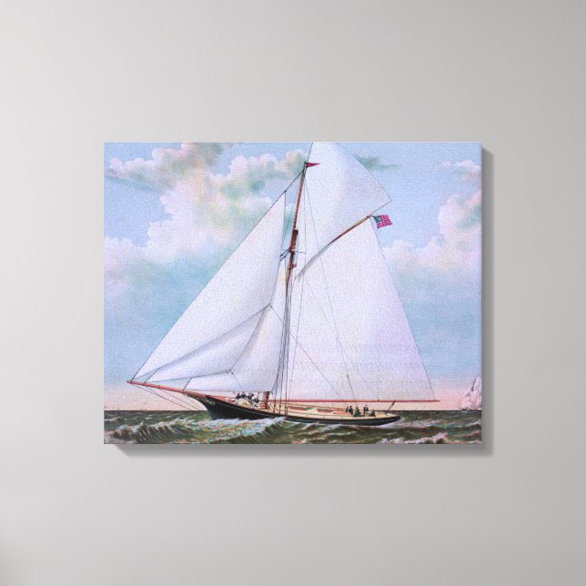 Toile Antique voilier Slot Yacht Voilier Ocean (Recto)
