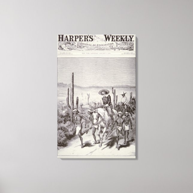 Toile Apache Scouts dirige la patrouille de l'armée à la (Recto)