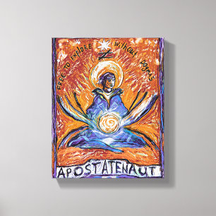 Toile Apostatenaut - explorer sans dogmes