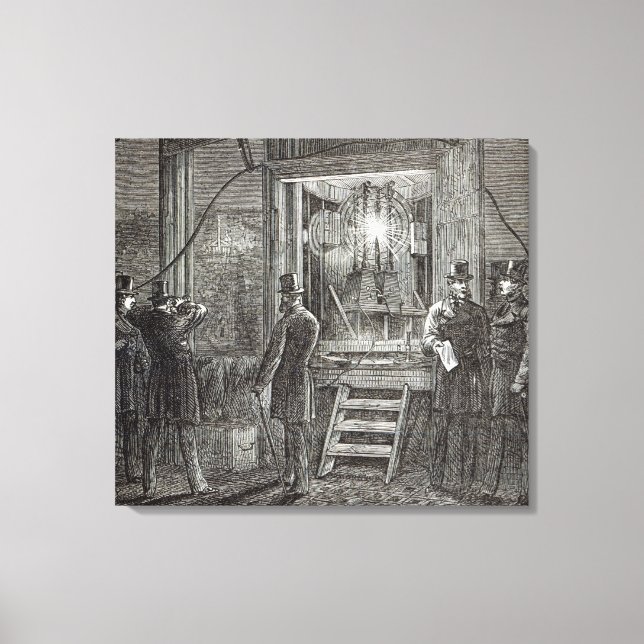 Toile Appareils électriques pour la tour de l'horloge (Recto)