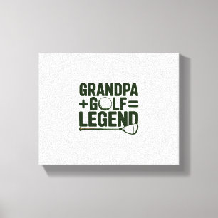 Toile Appelle-Moi Grand-Père, Regarde-Moi Golf
