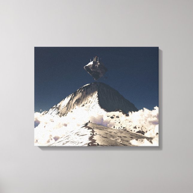 Toile Approche de l'Asgard (Triptych) (Recto)