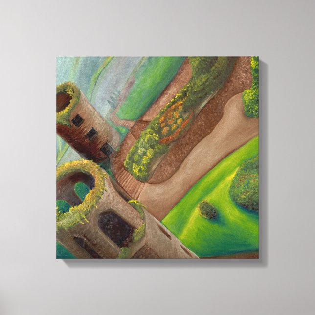 Toile Après avoir embrassé la pierre de Blarney (Recto)