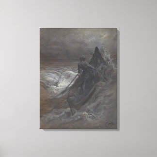 Toile Après l'épave par Gustave Doré