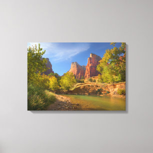 Toile Après-Midi Dans Le Parc National De Zion