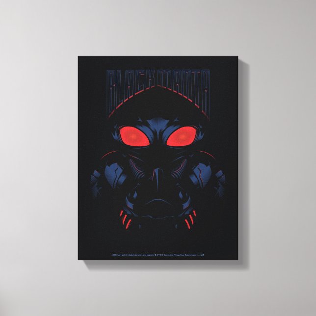Toile Aquaman | Black Manta Shadowy Graphic (Recto)