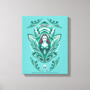 Toile Aquaman   Ornate Mera Graphic