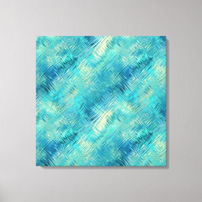 Toile Aquamarine Blue Crystal Gel Texture (Recto)