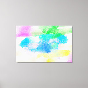 Toile Aquarelle Abstraite