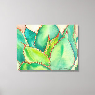 Toile Aquarelle Agave par Debra Lee Baldwin
