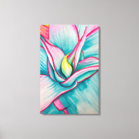 Aquarelle agave succulente art