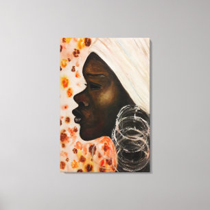 Toile Aquarelle - Beauté Africaine