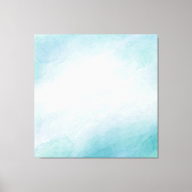 Toile Aquarelle bleue (Recto)
