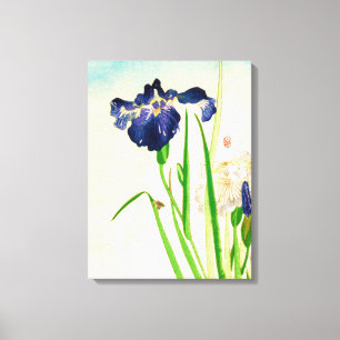 Toile Aquarelle bleue de Japonais d'iris