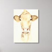 Aquarelle Grange Animaux | Vache