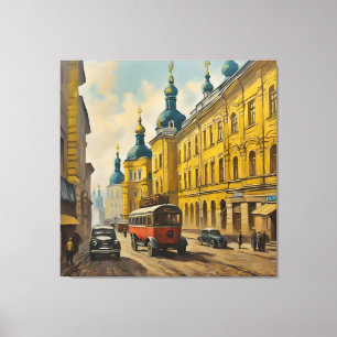 Toile Aquarelle Kiev Ukraine