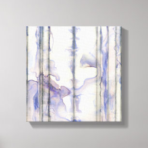 Toile Aquarelle libre d'expression de violette