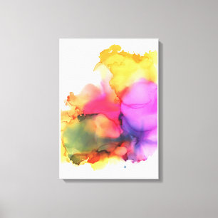 Toile Aquarelle Peinture moderne Boho Art mur