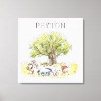 Aquarelle Pooh & Pals Personnalisée