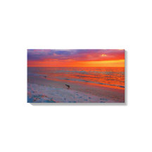 Aquarelle Sunset de l'île Anna Maria